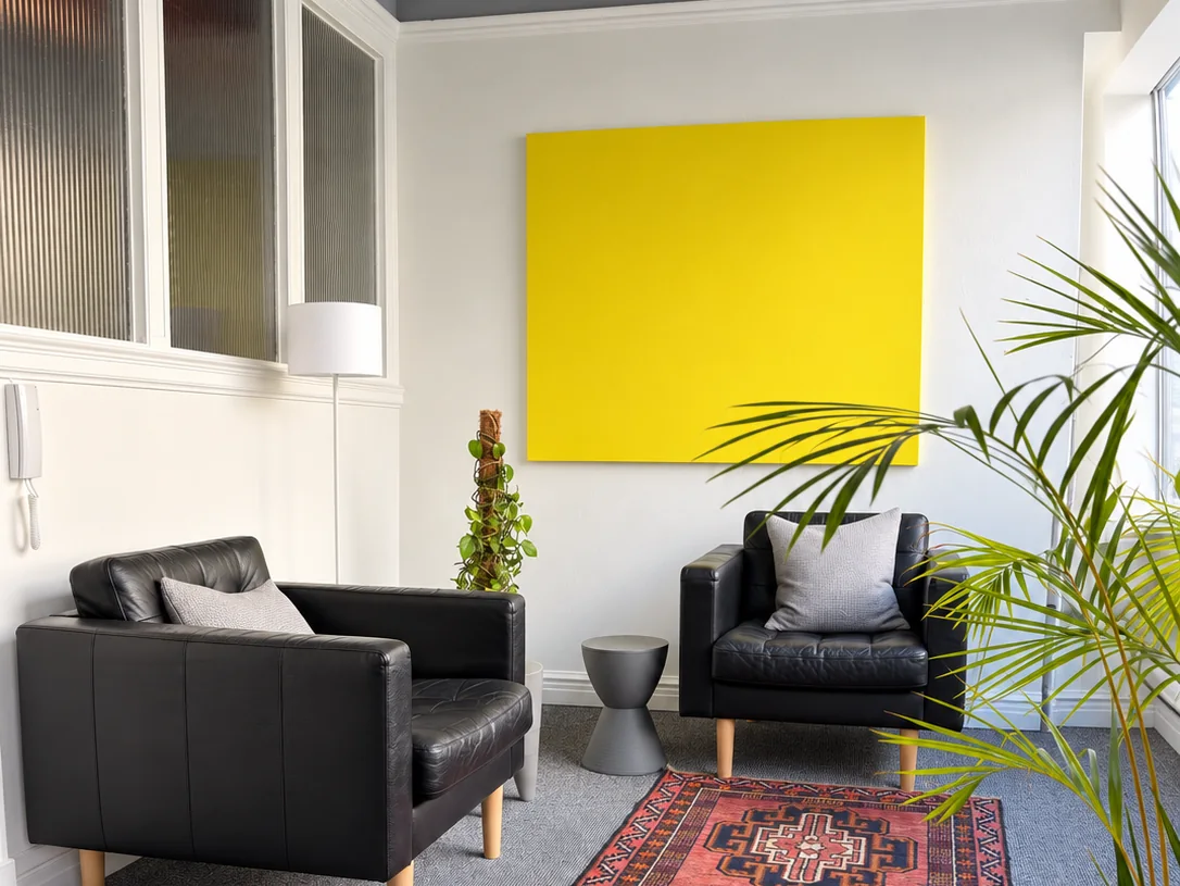 The TalkWise counselling room at the Royal Exchange Building